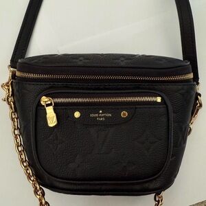 Louis Vuitton Mini Bum Bag in Black